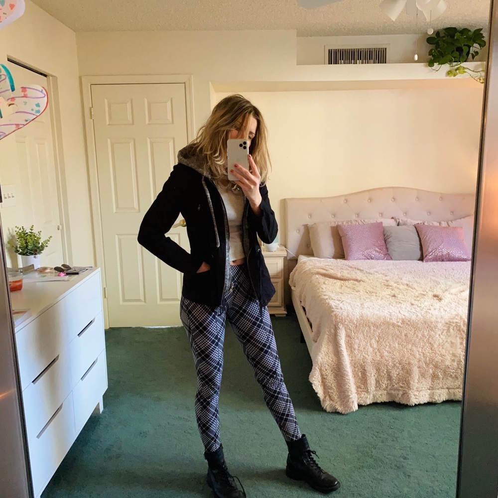 Jacket With Sewn in Hoodie